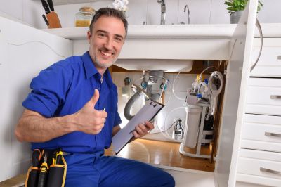Professional Plumbing Tools in Use